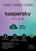 Kaspersky Plus 3 Dispositivos 24 Meses VPN ilimitado