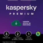 RENOVACION Kaspersky Premium 3 Dispositivos 12 Meses VPN ilimitado