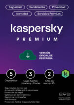 Kaspersky Premium 5 Dispositivos 24 Meses VPN ilimitado