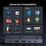 UGREEN Pro USB-C Hub 6 in 1 10Gbps 4K 60Hz HDMI, 100W Power Delivery - Imagen 4
