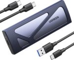 UGREEN SSD Enclosure, Tool-Free USB C External, 10Gbps M.2 NVMe to USB Adapter/Reader