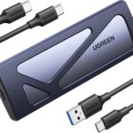 UGREEN SSD Enclosure, Tool-Free USB C External, 10Gbps M.2 NVMe to USB Adapter/Reader