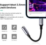 UGREEN Headphone Adapter for iPhone Lightning to 3.5mm Adapter Apple MFi Certified Lightning Aux Audio Jack Dongle - Imagen 3