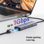 UGREEN 6 in 1 USB C Hub Gigabit Ethernet Adapter - Imagen 5