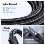 UGREEN Headphone Adapter for iPhone Lightning to 3.5mm Adapter Apple MFi Certified Lightning Aux Audio Jack Dongle - Imagen 4